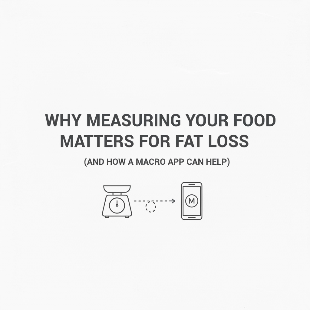 Importance of measuring food for weight loss