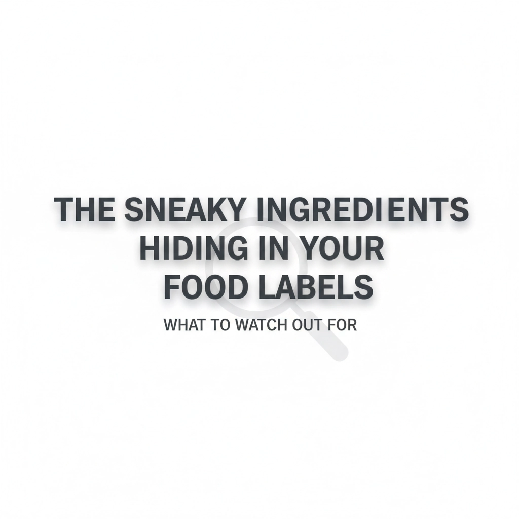 THE SNEAKY INGREDIENTS HIDING IN YOUR FOOD LABELS